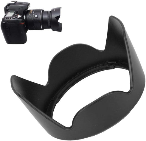 Lens Hood, Tulip Flower Lens Hood for EF-S 18-200mm f/3.5-5.6 is Lens, EW-78D ABS Mount Replacement
