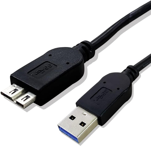 (2 Pack) Micro-B USB 3.0 Data SYNC Cable for Nikon D800 D800E D810 & Canon 5DS 7D Mark II