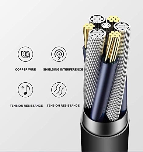 5 Pack Earbud Headphones Wholesale, In-Ear Mic 3.5mm Electronics Wired Headphones for iOS, Android, Gaming
