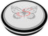 Letter S with Butterfly PopSockets PopGrip: Swappable Grip for Phones & Tablets for Easy Handling