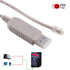 RJ9 RS232 #505 ETX127 ETX125 ETX-90 LXD75 LX80 LX90 LX65 (Length:10FT) usangreen USB to Autostar Audiostar Interface