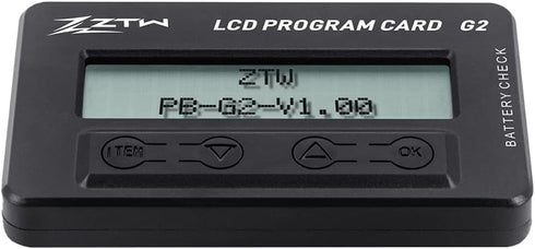 G2 ZTW Shark ESC LCD Program Card for Rc Boat Brushless Electronic Speed Control Config Parts - (Color: Program Card)