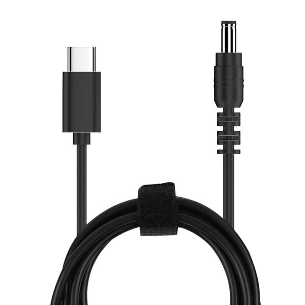 USB C to DC 5.5mm x 2.1mm Power Cord, 5ft USB Type