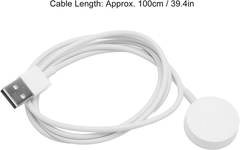 Magnetic Smart Watch Charger for Fossil 1 2 3, Fast Charging Smartwatch Charging Cable Dock (White)