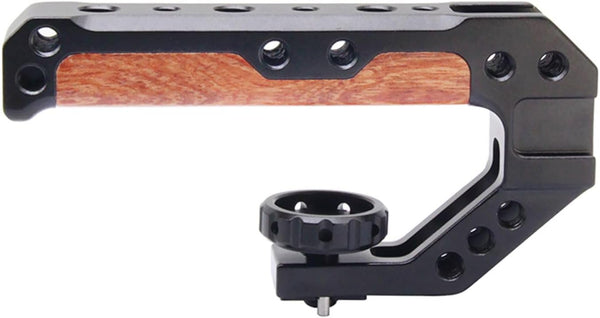 Top Handle for Camera Cage, Universal Hand Grip with Cold Shoe Mount for Camera, Monitor, Microphone