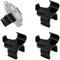 ThtRht 4 Pack Remote Shutter Holder Selfie Stick Clips Mount Clamp Organizer for