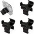 ThtRht 4 Pack Remote Shutter Holder Selfie Stick Clips Mount Clamp Organizer for