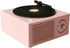 Vinyl Record Player Style Bluetooth Speaker, Old Fashioned Pink Cute Look Gift for Girls by Wetocke