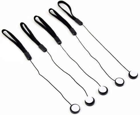 5 Pack Lens Cap Keeper SLR Camera Lens Cap Belt Holder Cover Cord Cable Anti-Lost Lanyard Strip Strap Rope String Universal for DSLR SLR Nikon/Sony/Fuji/Olympus/Panasonic