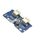 Generic 18650 3.7V 5V 2A 18650 Dual Micro USB to Boost Mobile Power Bank DIY Lithium Battery Charger PCB Board Step Up