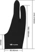 HUION Palm Rejection Artist Glove - Two-Finger Glove for Graphic Drawing Tablet, iPad, Monitor Painting