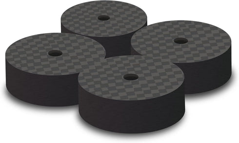 Monosaudio 4PCS Carbon Fiber Speaker Spike Floor Protectors, 30x10mm for Audio, Speakers, Subwoofers
