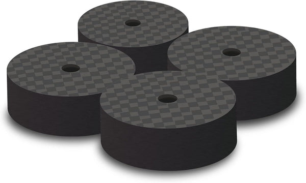 Monosaudio 4PCS Carbon Fiber Speaker Spike Floor Protectors, 30x10mm for Audio, Speakers, Subwoofers