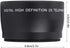 Telephoto Lens, 58MM 2X Magnification Aluminium Alloy Teleconverter for 58mm Diameter and 18-55 Focal Length Lens