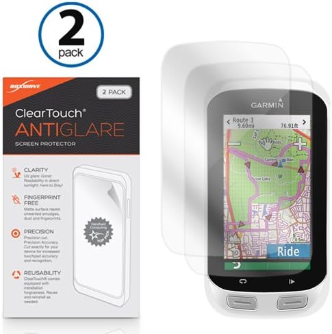 BoxWave Screen Protector for Garmin Edge Explore 1000, ClearTouch Anti-Glare (2-Pack), Anti-Fingerprint