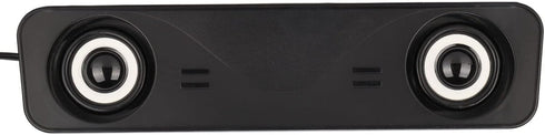 Portable Mini Sound Bar, USB Powered Desktop Computer Speakers for Gaming Laptop
