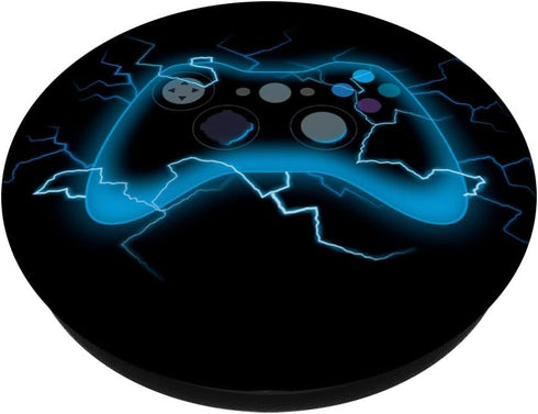 Video Game Controller Shock Lightning Bolt Gaming Gamer PopSockets Swappable PopGrip