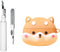 TSVSXS Cute Case Compatible with Bose Ultra Open Earbuds, 3 in 1 with Keychain, Anime Silicone Dog Protective Cover for