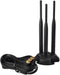 Eightwood 2.4GHz 5GHz Dual Band WiFi Antenna, 3 RP-SMA Connector WiFi 6 Antenna