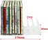 Pmsanzay Clear Acrylic CD DVD Holder, Storage Box for 14 Standard CD Cases, Media Shelf Organization