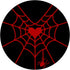 Emo Valentine’s Day Heart Spiderweb Gothic Alt Aesthetic PopSockets Swappable PopGrip