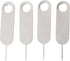Mikikit 100pcs Universal Sim Tray Eject Pin Tool for Mobile Phones, Hard