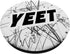 Yeet Meme Black and White Abstract Pattern Boys PopSockets PopGrip: Swappable Grip for Phones & Tablets
