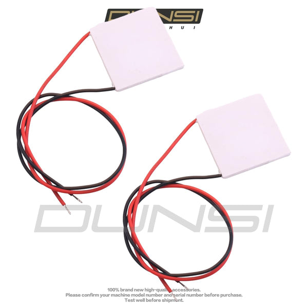 2pcs TEC1-12706 Heatsink Semiconductor Refrigeration Tablets, 6A 12 Volt 60 Watt Thermoelectric Cooler Cooling Module.