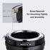 K&F Concept Lens Mount Adapter NIK(G)-NEX IV, Manual Focus for Nikon F (G-Type) Lens and Sony E Mount Camera