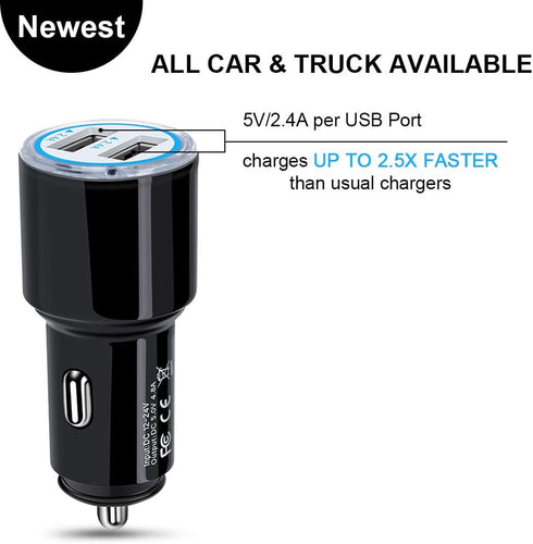 Fast Car Charger Android, Fast Charging Micro USB Cable Compatible for Samsung Galaxy S7 S6 J8 J7 J6 J5 J4 J3,Note 5 4 3, Moto E4 E5 G4 G5 G6 Play,LG K10 K20 K30 G2 G3 G4 Prime 2,LG Stylo 2 3 Plus