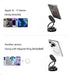 BOLTJOY Magnetic Phone Mount Stand, Universal Adjustable Holder with High Weight Capacity Structure, Black, for Desk