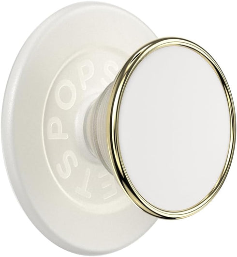 PopSockets Phone Grip with Expanding Kickstand, MagSafe Compatible, Wireless Charging Compatible - Coconute Crème