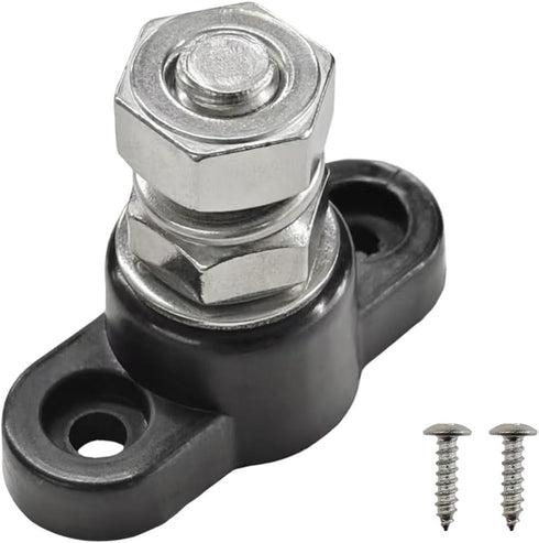 LAINLOY 3/8" Battery Power Junction Block Stud Stainless Steel Post, 12V DC M10
