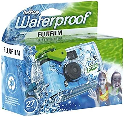 Fujifilm Quick Snap Waterproof 35mm Camera, 27 Exposures with Quality Photo Microfiber Cloth