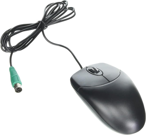 Adesso 3 PS/2 Button Desktop Optical Scroll Mouse, Black