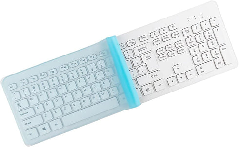 MUBUY-GOL Universal Keyboard Cover Skin for Standard Size PC Computer Desktop Keyboards (17.52"