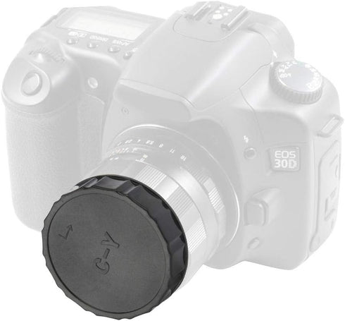 Lens 5pcs Plastic Back Cover, Rear Protective Cover for Contax Yasica C Y Mount SLR Camera Lens