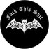 Fuck This Shit Gothic Bat Horror Psychobilly PopSockets Swappable Grip
