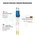 2M-6Pack OS2, 9/125um, 2M(7ft)-6Pack FLYPROFiber- LC to LC Single Mode Fiber Patch Cable SM Fiber Optic Cable, SMF