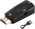 Sonew HD 1080P Female to VGA Female Converter Adapter with 3.5mm Audio Output Cable for PC/Laptop/DVD