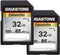 Gigastone 5-Years Data Recovery 32GB SD Card 2-Pack, Camera Pro, A1 V10 SDHC