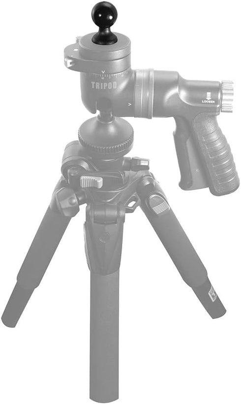 ARKON SP142025MM Camera Bolt Tripod 1/4-Inch 20 to 25 mm Swivel Ball Adapter (Black)