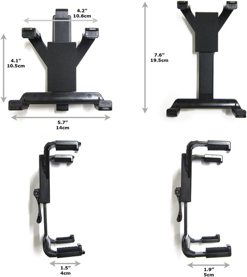 Car Truck GPS & Tablet Windshield Mount, Suction Cup Holder with Adjustable Bracket, Fits 7 Inch Garmin Devices