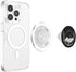 Boho Chic Floral Forest Nature Mountain Black White Girls PopSockets MagSafe PopGrip for iPhone