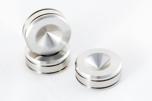 Juese Solid Stainless Steel Speaker Spike Pads Shoes - 25mm for Enhanced Stability