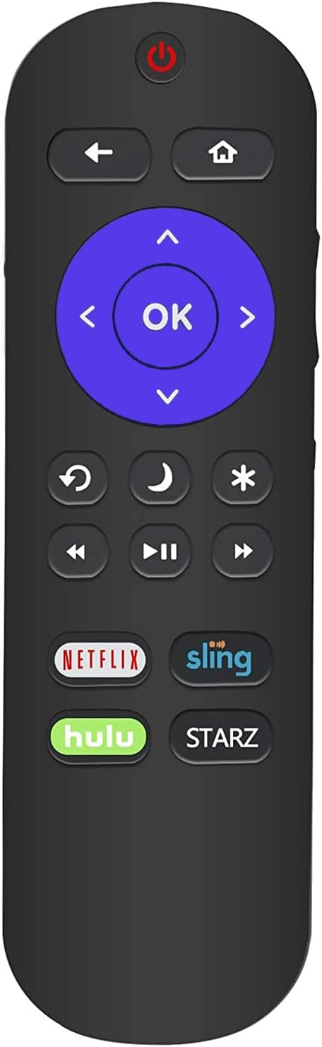 Universal Remote Control Compatible with All Sharp Roku TV