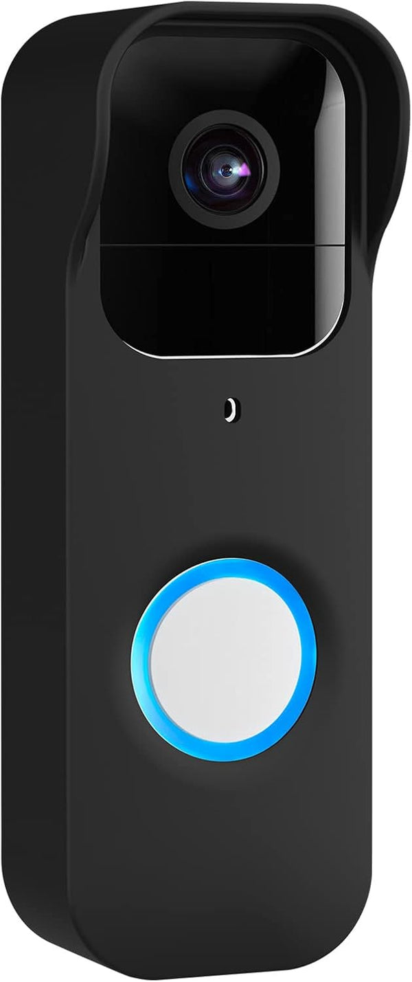 LEFXMOPHY Camera Case for Blink Video Doorbell, Black Silicone Waterproof Protective Skin