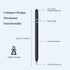 2 in 1 Stylus Pen for Touchscreen, High Sensitivity Rotatable Disc Stylus for iPhone, iPad Pro, Samsung Tablets (2-Pack)