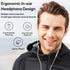 Generic Earbuds Wired in-Ear with Microphone, Ergonomic Design for Secure Fit, Noise Isolation Earphones for Study