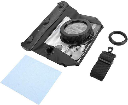 Waterproof Camera Housing Case, 20 Meter Underwater Protective Pouch Bag for Canon Nikon DSLR SLR Mirrorless Camera